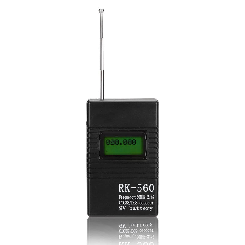 [Australia - AusPower] - Portable Handheld Frequency Counter,50MHz-2.4Ghz Frequency Accurate Radio Frequency Test,with Antenna One-Key,Suitable for DCS and CTCSS Testing 