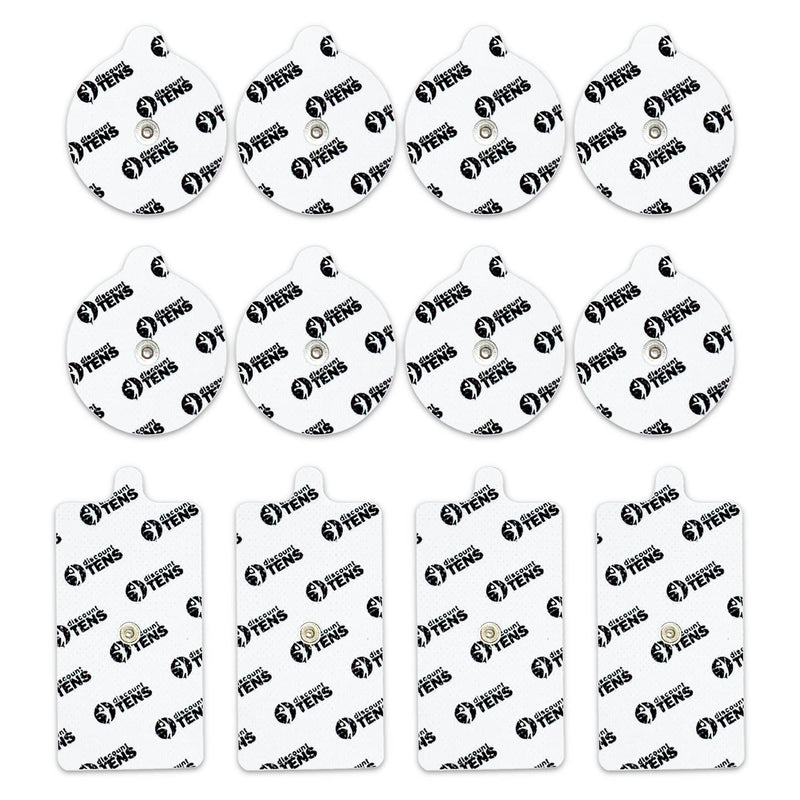 [Australia - AusPower] - Discount TENS - PowerDot 1.0 Compatible Electrodes with Snap Connector, 12 Premium PowerDot 1.0 Compatible Replacement Pads (Version 1 - Snap Connector) 