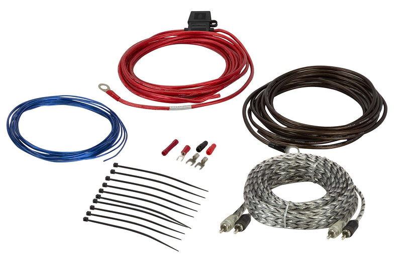 [Australia - AusPower] - Scosche Install Centric ICAK12 True 12 Gauge Hybrid OFC 2-Channel High Current Amplifier Wiring Kit Accessory Installation Wiring Kit for Boat, Motorcycles, ATV’s and UTV’s 12 Gauge 2CH Complete 