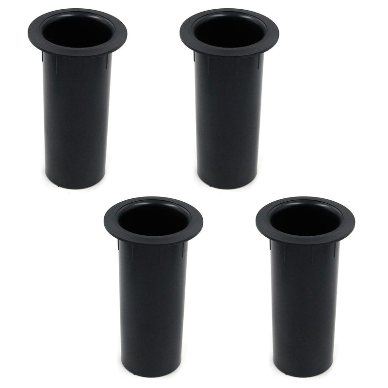 [Australia - AusPower] - T Tulead 4.72"x2.68" Speaker Port Tubes ABS Speaker Cabinet Port Tube Black Bass Air Ports 2-Inch Installation Diameter Pack of 4 4.72"x2.68",4pcs 