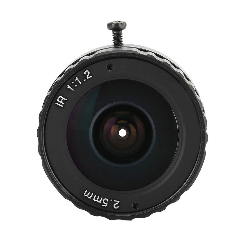 [Australia - AusPower] - 2.5mm 3MP Camera Lens, HD 2.5mm 3MP F1.2 1/2.5 CS Mount Focus Fixed CCTV Lens for Camera 
