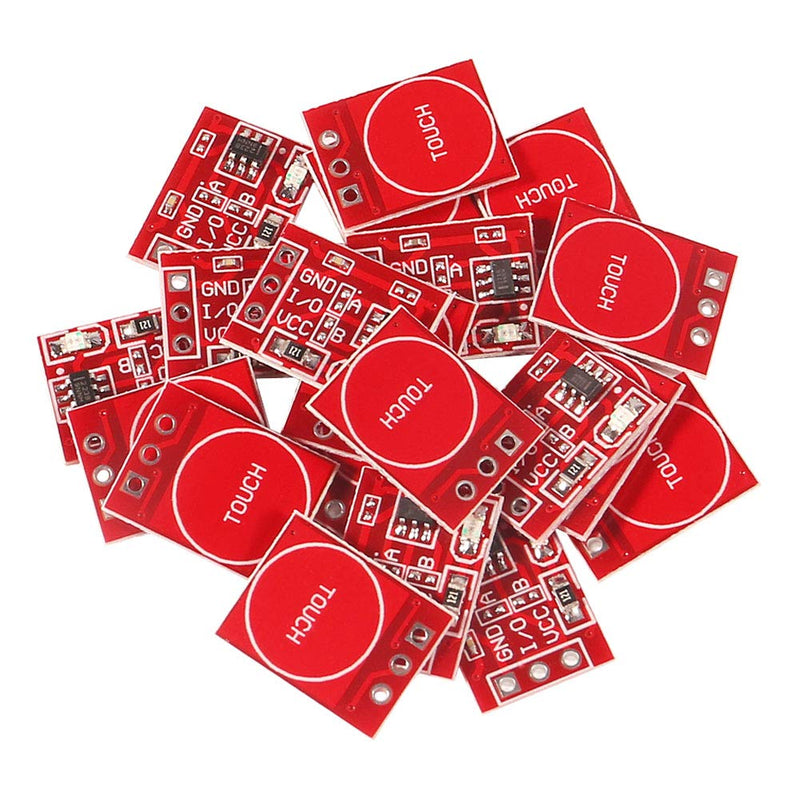 [Australia - AusPower] - 20PCS TTP223 Capacitive Touch Switch Button Sensor Module Self Locking for Arduino 20PCS 