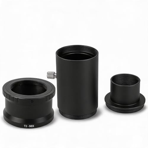 Telescope Extension Tube Adapter Ring Set for E Mount Camera, 1.25In M42*0.75mm Extension Tube Kit for T2 Mount Telescope