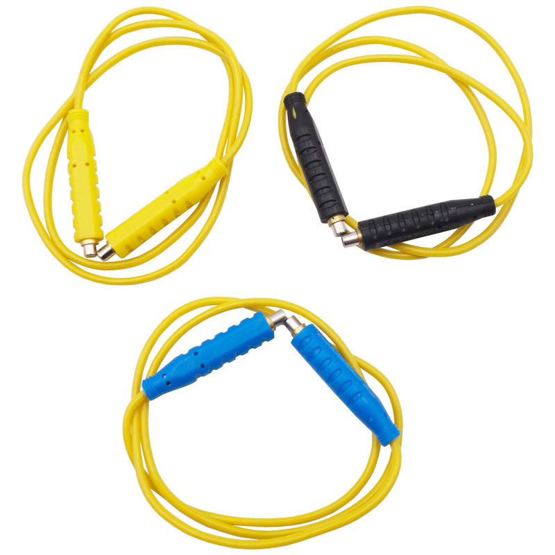 [Australia - AusPower] - Supplying Demand Magnetic Test Lead 3 Pack 20 Inch Magjumper 30 VAC Yellow Blue Black 