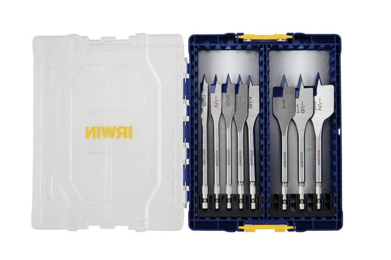 Irwin Tools IRWIN Speedbor Max Drill Bit Set, 8-Piece (IWAX128PC)