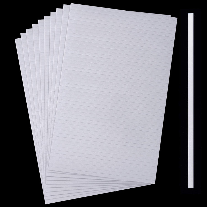 [Australia - AusPower] - Outus 1000 Pieces Foam Sticky Strips Double Sided Dual-Adhesive 3D Foam Tapes Pop Strips Adhesive Mount for Shaker Card Scrapbooking, 20 Sheets 