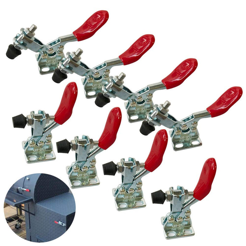 [Australia - AusPower] - Small Quick Release Horizontal Toggle Clamp 201A Hand Tool 60 lbs / 27kg (201-8PACK) 201-8PACK 