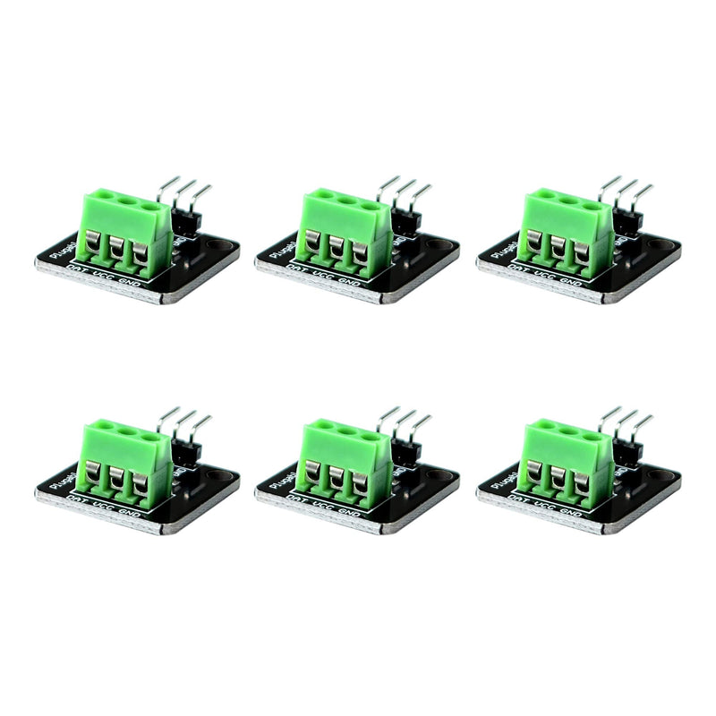 [Australia - AusPower] - 6PCS DS18B20 Terminal Adapter Temperature Sensor Module… 