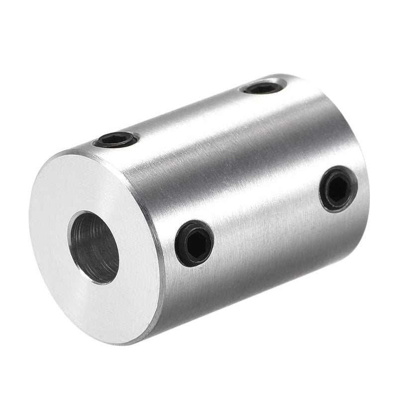 [Australia - AusPower] - uxcell 1/4 Inch to 1/4 Inch Bore Rigid Coupling Set Screw L25XD18 Aluminum Alloy,Shaft Coupler Connector,Motor Accessories 6.35mm to 6.35mm 