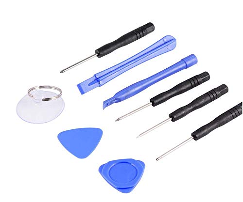 [Australia - AusPower] - 9in1 Screwdriver Tool Kit Repair Opening Pry Tools Set compatible with iPhone X/XR/XS/MAX / 8 / 7p / 7 /SE / 6s / 6s Plus / 6/6 Plus / 5S / 5 / 4S / 4 / 3G / iPod Touch 