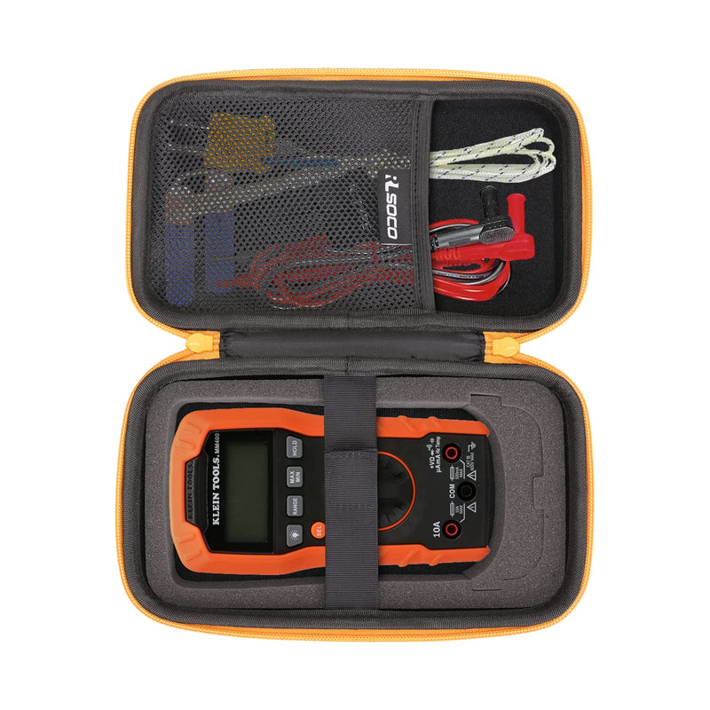 [Australia - AusPower] - RLSOCO Hard Case for Klein Tools MM300/MM325/MM400/MM320/MM700/MM720/ET270/MM600/MM200/ET140 Digital Multimeter (With DIY Foam 