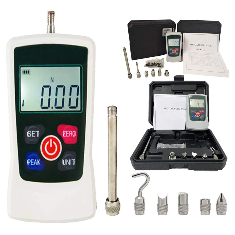 [Australia - AusPower] - Digital Force Gauge 50N Push Pull Gauge Tester Meter 4 Measurement Units N kg lb Oz 