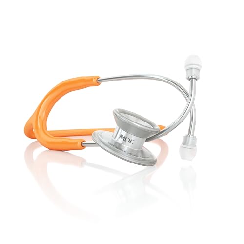 MDF® MD One® Epoch Titanium Stethoscope, Adults’, Orange (MDF777T-27) 2-orange Titanium Epoch