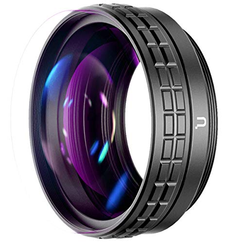 Wide Angle Lens for Sony ZV1 ULANZI WL-1 ZV1 18mm Wide Angle/ 10X Macro Black