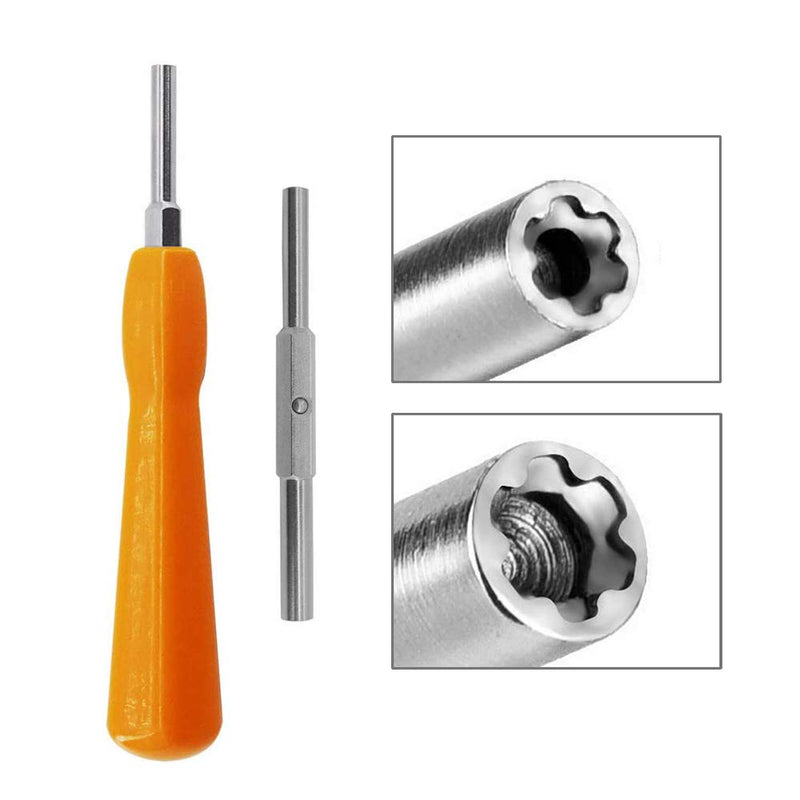 [Australia - AusPower] - Gamebit Screwdriver, EMiEN 4.5mm 3.8mm Gamebit Screwdriver,Double-End Bit Security Gamebit Screwdriver Kit For Opening NES,SNES,N64,GameBoy,GameCube,Virtual Boy,Sega,Nintendo Consoles,Game Cartridges 