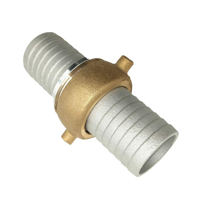 [Australia - AusPower] - Aluminum Pin Lug Hose Shank Coupling Set, 2", 75 PSI (2") 2 Inch 