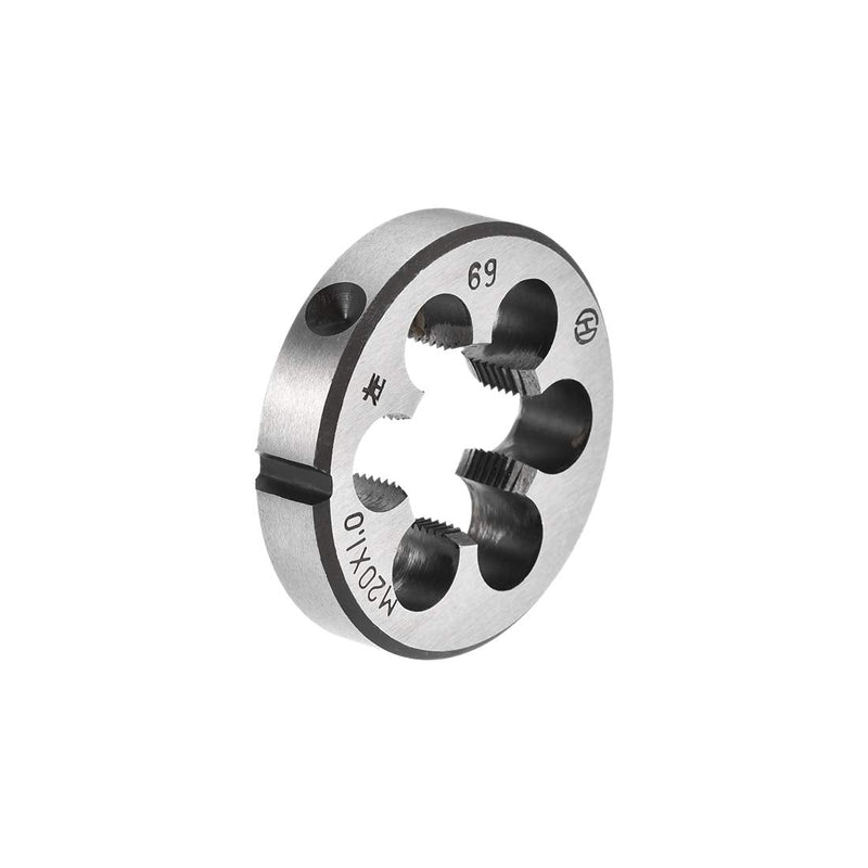[Australia - AusPower] - uxcell M20 X 1 Metric Round Die, Machine Thread Left Hand Threading Die, Alloy Tool Steel Screw Thread Cutting Die 