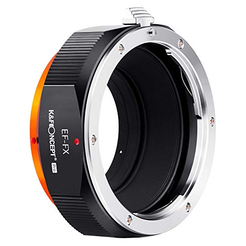 K&F Concept Lens Mount Adapter for EOS EF/EFS Lens to FujiFX Mount X-Pro1 X Camera X-Series Mirrorless Cameras with Matting Varnish Design Canon EF&EF-S
