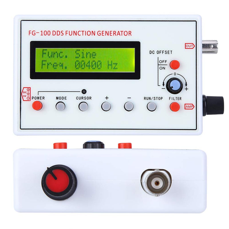 [Australia - AusPower] - EBTOOLS FG100 DDS Generator Counter, High DDS Function Generator Sine Frequency 1HZ500KHz Source Meter 