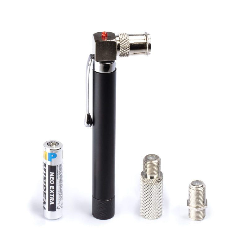 [Australia - AusPower] - THE CIMPLE CO Coaxial (Coax) Pocket Continuity Tester (Tracer) with Voltage Toner (Sound) and Barrel Connector Bundle, for Testing, Labeling, and Identifying Coaxial Lines - Long 