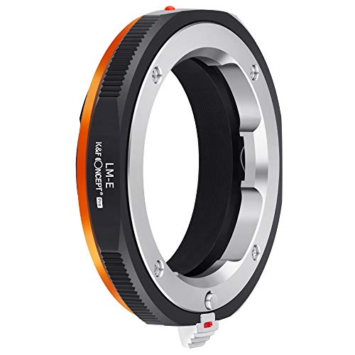 K&F Concept Lens Mount Adapter Compatible for Leica M Lens to Alpha Nex E-Mount Camera Body with Matting Varnish Design