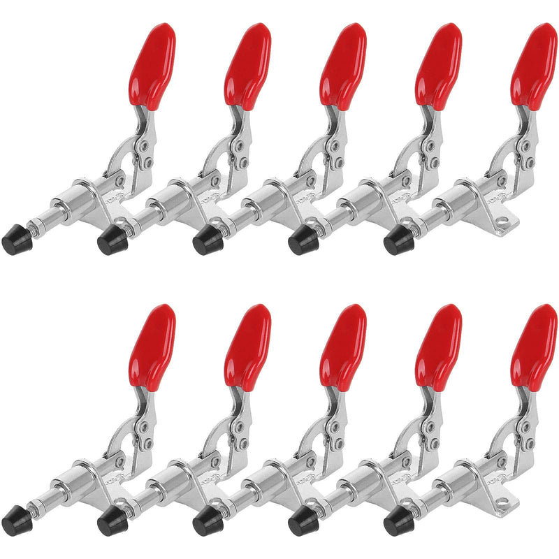 [Australia - AusPower] - 10 PCS Pull Latch 301AM Adjustable Toggle Clamp Stroke Clamp Push Pull Toggle Clamp Quick Release Hand Tool Holding Capacity Toggle Latch for Welding, Woodworking Gh-301am 