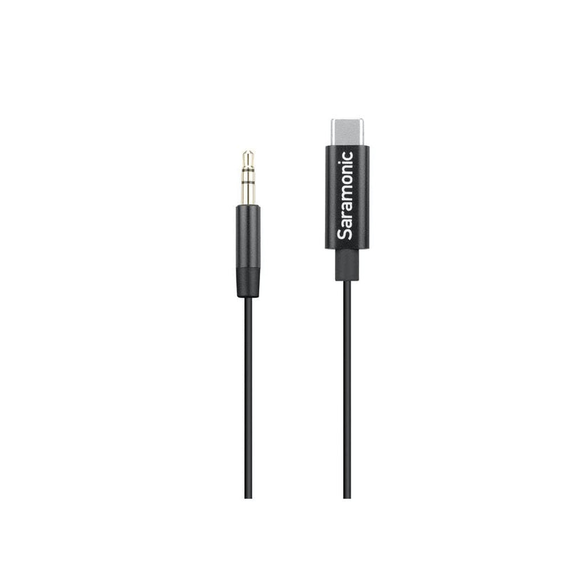 [Australia - AusPower] - Saramonic 3.5mm Male TRS to USB-C Stereo or Mono Microphone and Audio Adapter Cable 9" (22.86cm) (SR-C2001) 