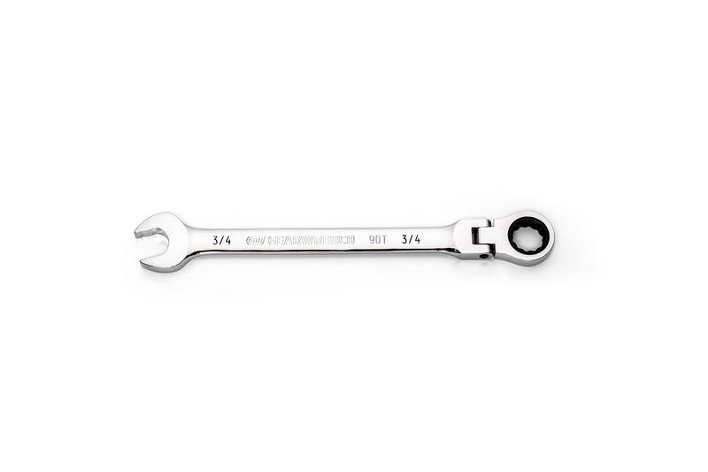 GEARWRENCH 3/4" 4 Degree Swing Arch 12 Point Flex Head Ratcheting Combination Wrench - 86749 3/4"