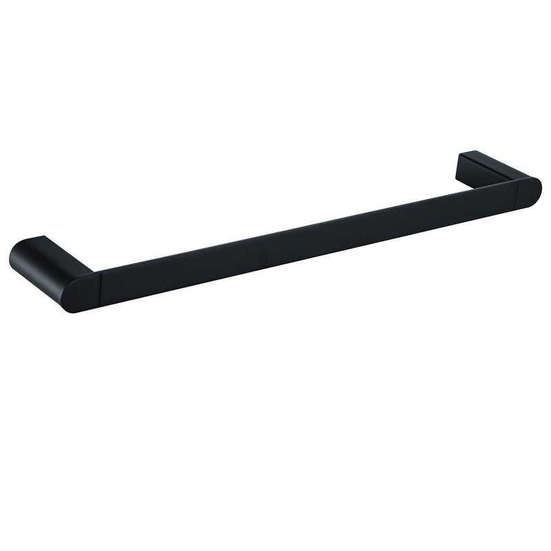 RANDOM Matte Black Towel Bar Rack Holder Rod 18 inch Hand Towel Holder for Bathroom Kitchen Heavy Duty Hardware Accessories Wall Mount Contemporary Hotel Style.96026-2-18MB 18 Inch (1 Piece)