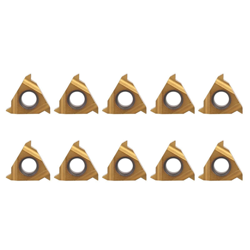 [Australia - AusPower] - 10pcs 11ER A60 1/4Inch Turning Inserts Indexable Inserts Carbide Inserts CNC Lathe Turning Inserts for Finishing Steel Stainless Steel 