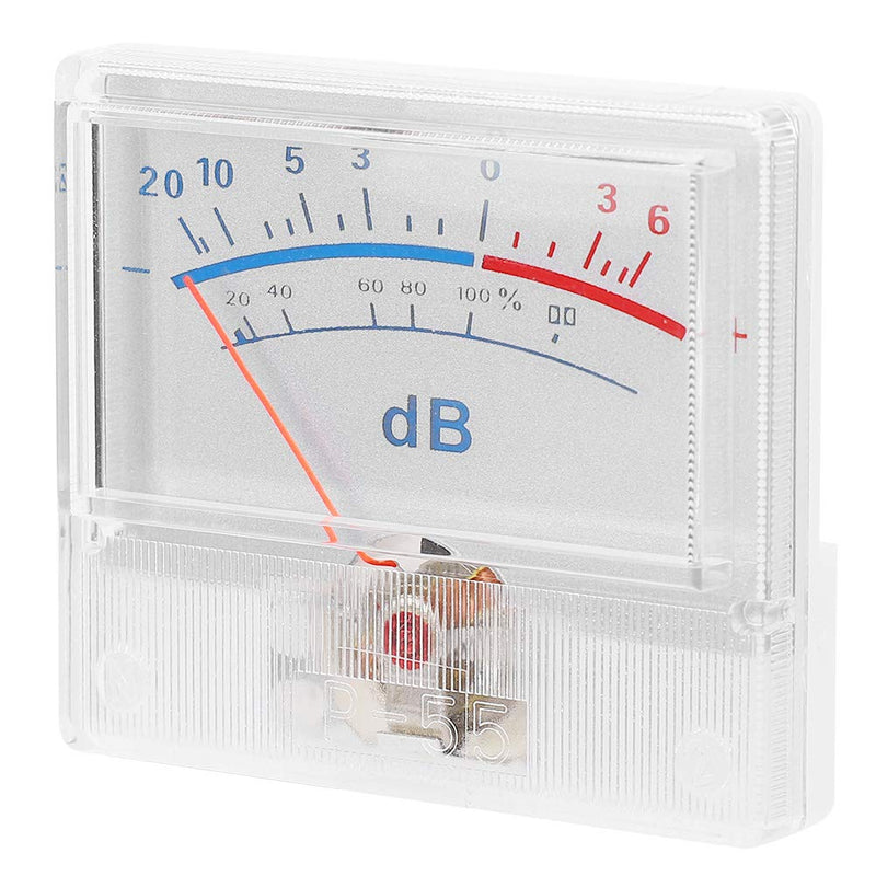 [Australia - AusPower] - Walfront VU Meter Power Amplifier High Precision DB Meter for Mixer Recording Studio Audio Testing Tool with Pointer Dial -20 to +6dB 