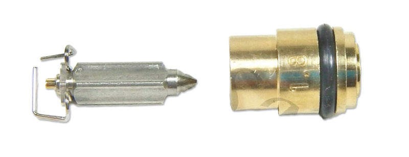 RW 0118-215 Carburetor Float Valve Needle & Seat Set Repair Parts Kit Compatible with Yamaha