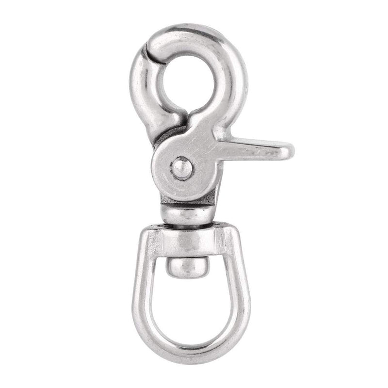 [Australia - AusPower] - Durable Stainless Steel Trigger Bolt Snap Clip Hook Set Metal Swivel Eye Lobster Clasp for Pet Leash for Houseboat Accessories 