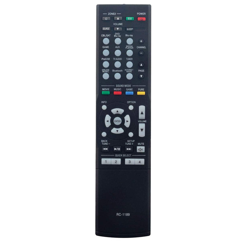 [Australia - AusPower] - RC-1189 Replacement Remote Control Applicable for Denon AV Receiver AVR-S710W AVR-S720W AVR-X1200W AVR-S700W AVR-X1100W 