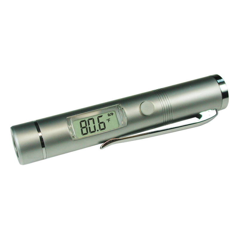 [Australia - AusPower] - Mini Digital Infrared Thermometer Certified to UL4200A Reese’s Law for Reptiles, Playground, Automotive, [ -27.4° to 428 °F ] (-33° to 220 °C) 1:1 D:S Ratio, Model TN002PC NO Laser 