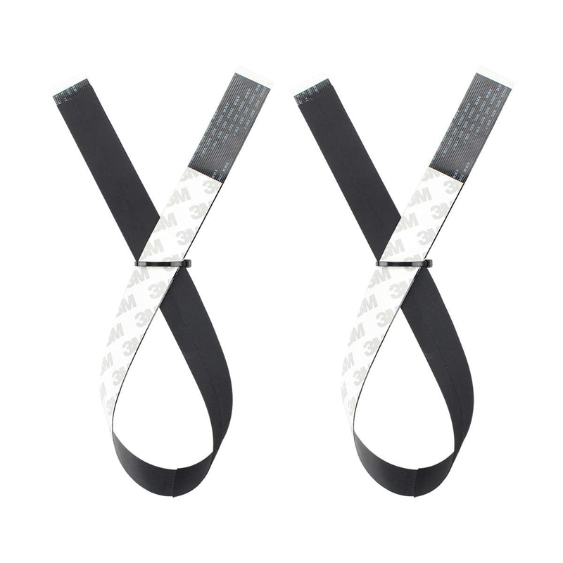 [Australia - AusPower] - BCZAMD 3D Printer Replacement Parts FPC 20 Pin Ribbon Cable No Bend Compatible with Artiler Sidewinde X V.1-V.3 Controller Board-2Pcs 