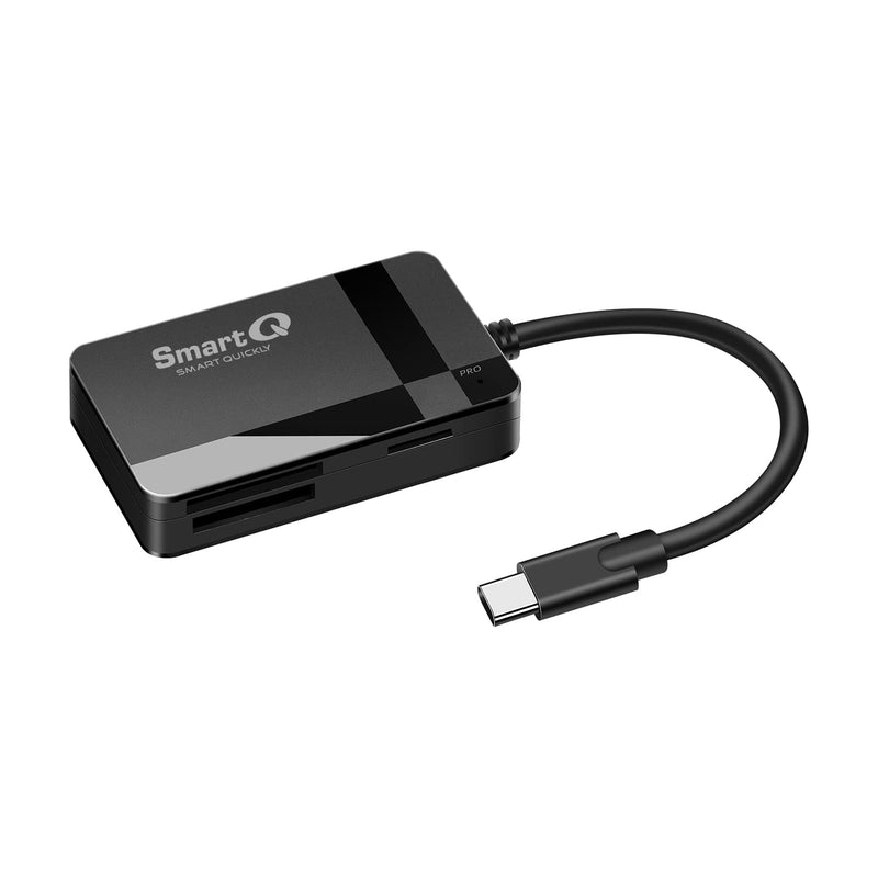 [Australia - AusPower] - C368 USB 3.0 SD Card Reader, Plug N Play, Apple and Windows Compatible, Powered by USB, Supports CF/SD/SDHC/SCXC/MMC/MMC Micro/RS MMC/Mini SD/Micro SD/MS Duo/MS Pro/MS Pro (Pro Duo C, Black) Pro Duo C 