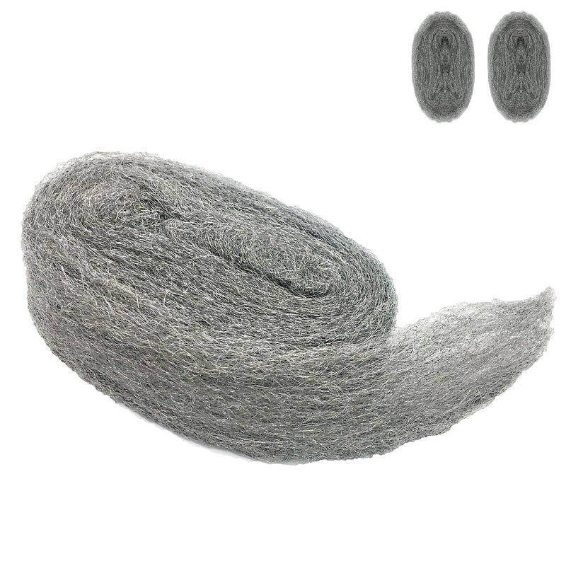 [Australia - AusPower] - Steel Wool Mice Control, 2 Pack 3"x10 Ft Hole Filler, Gap Blocker, Barrier, Protect Against Animals in Holes Holes, Siding, Pipeline, Vents for Garden, House, Garage 