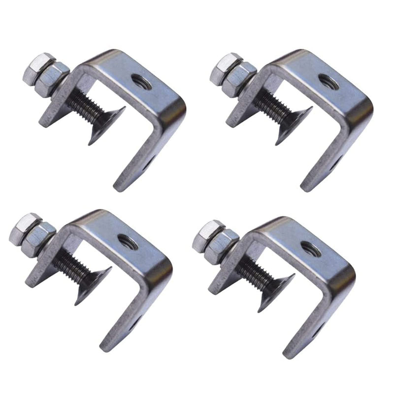 [Australia - AusPower] - 4Pcs 304 Stainless Steel C Clamp 1 Inch Tiger Clamp Woodworking Clamp Heavy Duty C-clamp With Wide Jaw Openings 30mm 