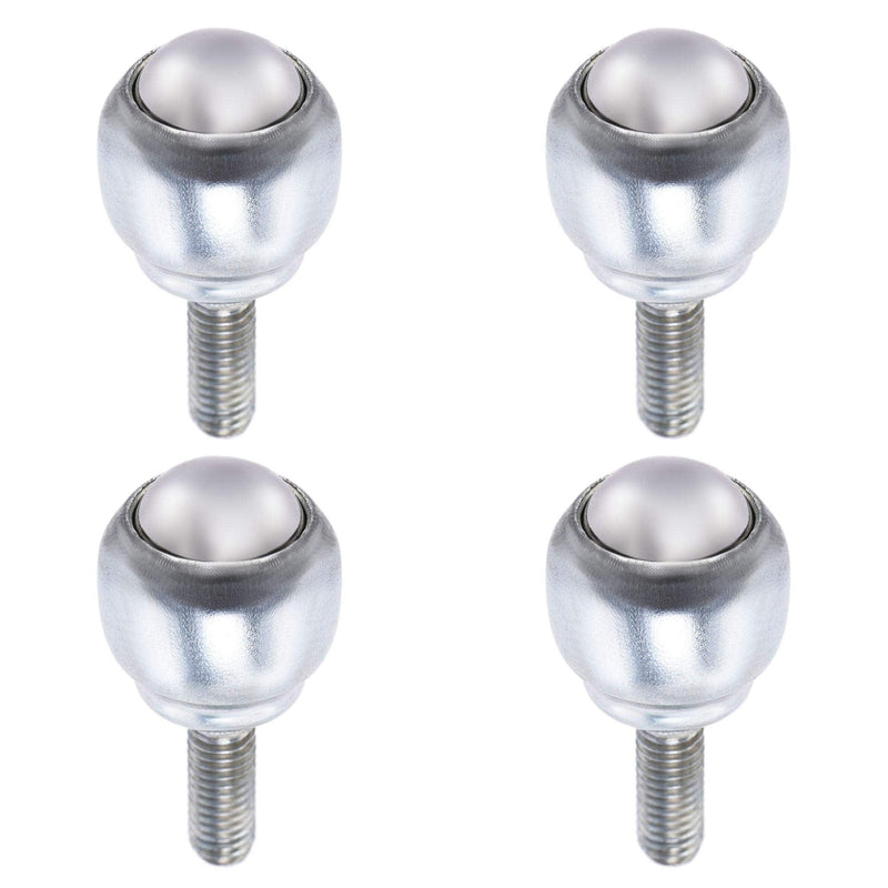 [Australia - AusPower] - uxcell Ball Transfer Bearing Unit 12mm 17Lbs Carbon Steel Bolt-fixing Type for Transmission Pack of 4 