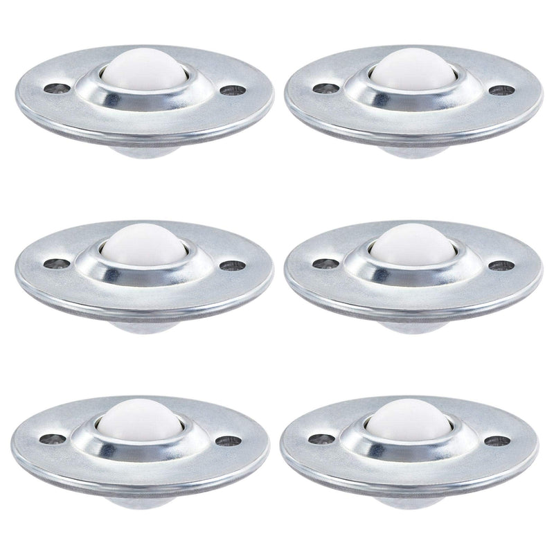 [Australia - AusPower] - uxcell Ball Transfer Bearing Unit 16mm 5/8" 22Lbs Nylon Flange-Mount Type for Transmission Pack of 6 5/8" 
