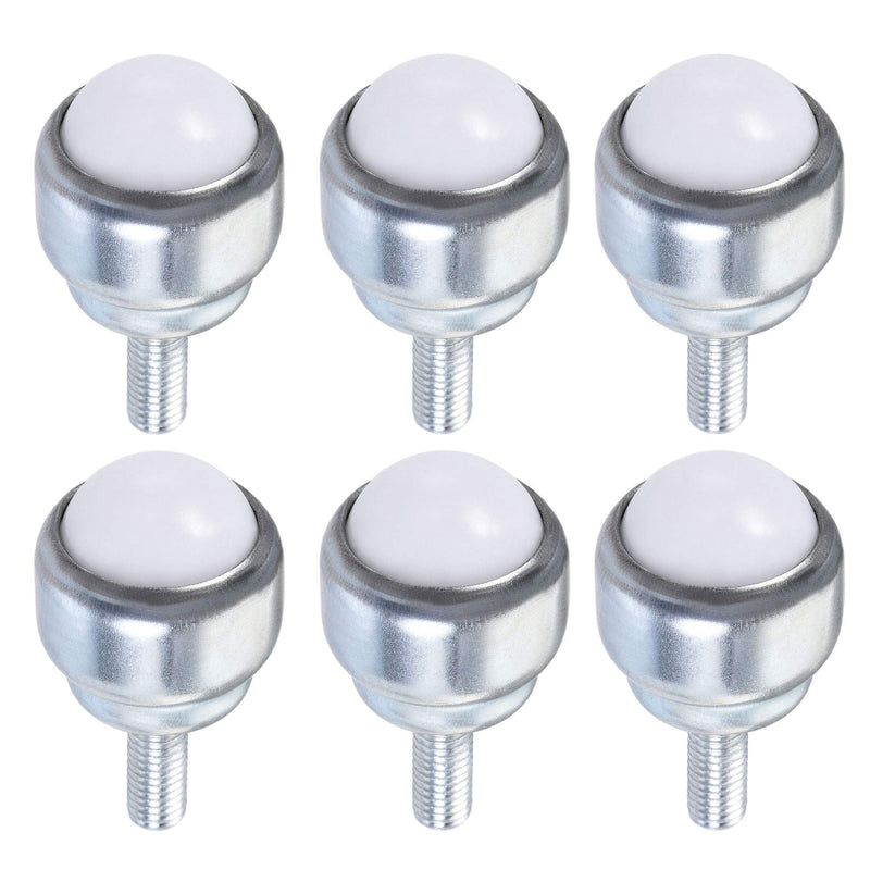 [Australia - AusPower] - uxcell Ball Transfer Bearing Unit 24mm 66Lbs Nylon Bolt-fixing Type for Transmission Pack of 6 