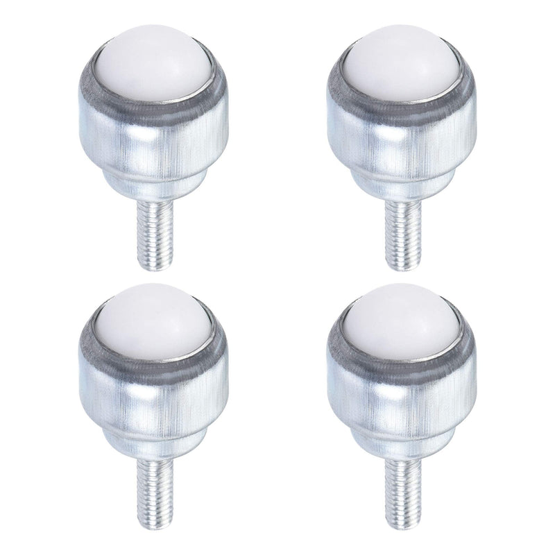 [Australia - AusPower] - uxcell Ball Transfer Bearing Unit 18mm 44Lbs Nylon Bolt-Fixing Type for Transmission Pack of 4 