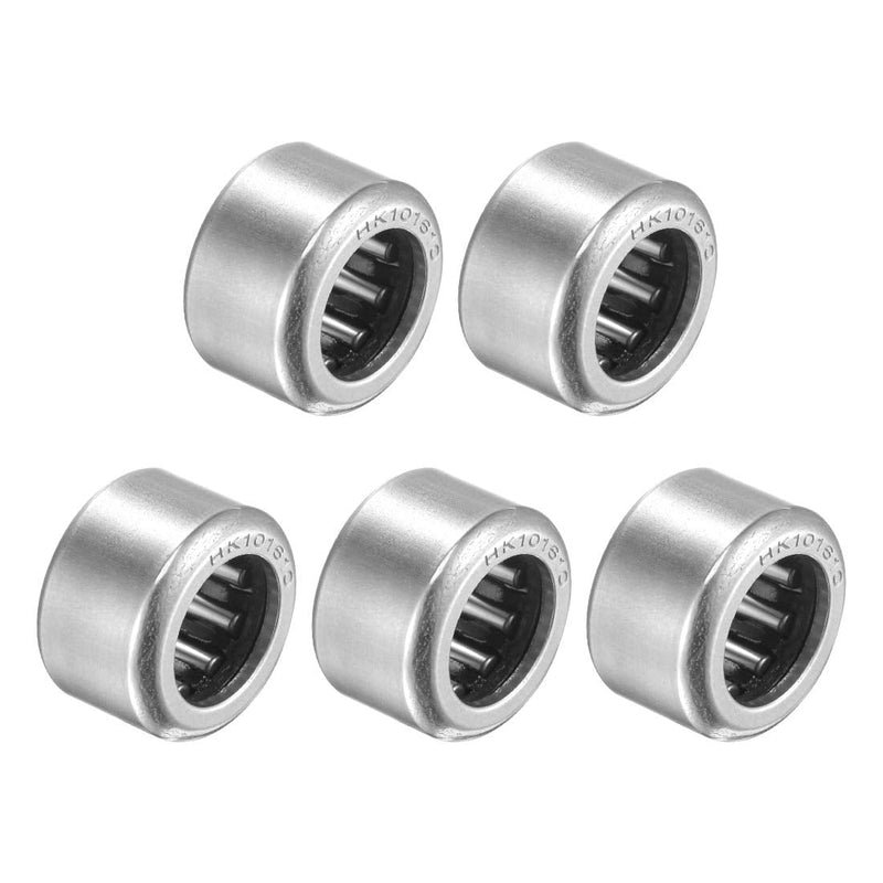 [Australia - AusPower] - uxcell HK101610 Needle Roller Bearings 10mm Bore 16mm OD 10mm Width Chrome Steel Open End 5pcs 10x16x10mm 