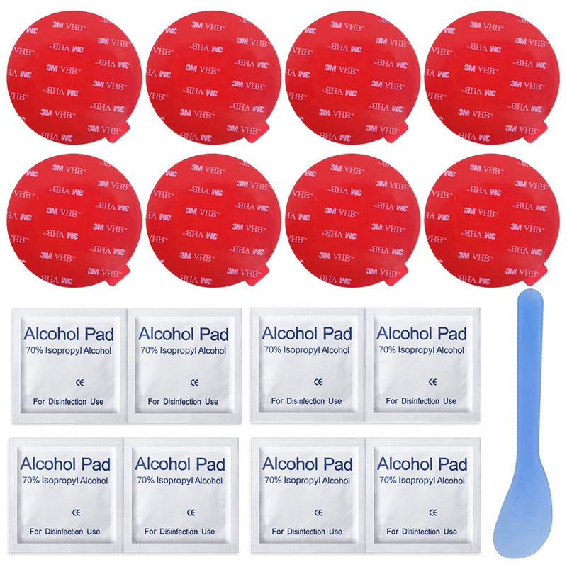 [Australia - AusPower] - 8 Pack Large 3M Double Sided Foam Adhesive Tape Pads,SonKu 3.15 Inch Round VHB Sticky Pads Replacement Mounting Tape for Suction Cup Dashboard,Car Bracket,Dash Cam and Indoor Products 