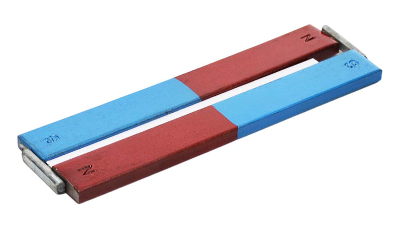 [Australia - AusPower] - EISCO 2PK Bar Magnets, 6 Inch - N/S - includes Keepers - Chrome Steel 
