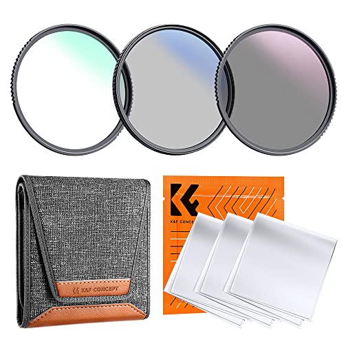 K&F CONCEPT 52mm UV/CPL/ND Lens Filter Kit