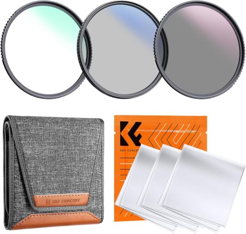 K&F CONCEPT 55mm UV/CPL/ND Lens Filter Kit