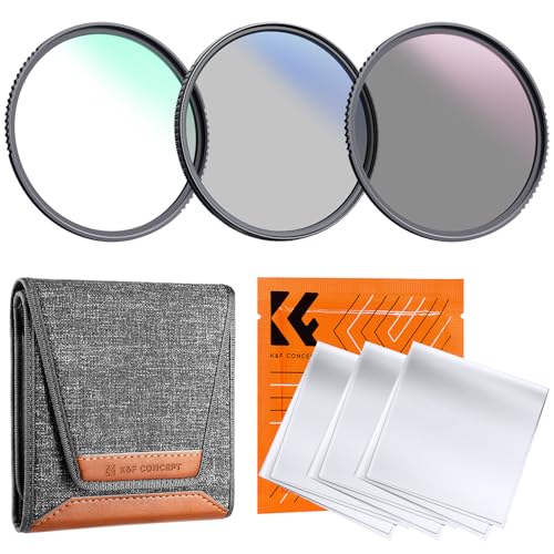 K&F CONCEPT 67mm UV/CPL/ND Lens Filter Kit