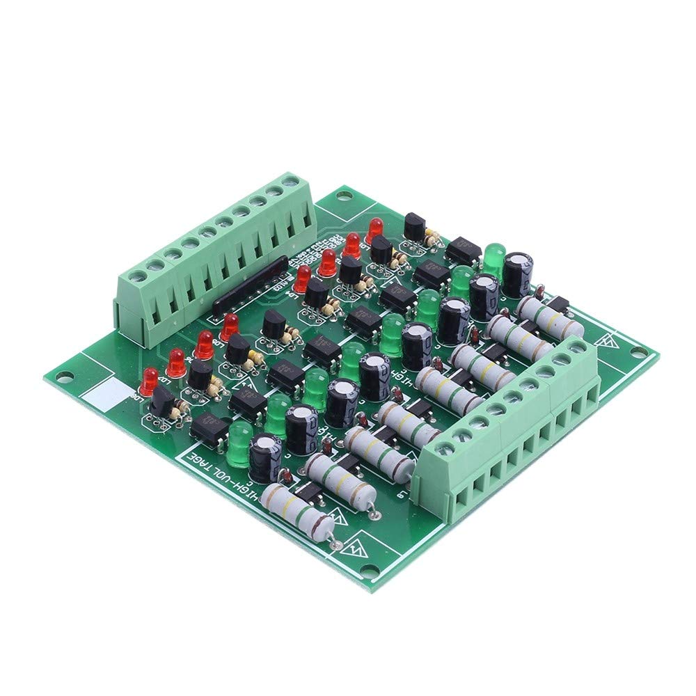 DONGKER Optocoupler Isolation Board,AC 110V 220V 8 Channel Optical Control Module PLC NPN Low Level Output Module